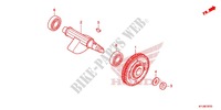 VEIO EQUILIBRAGEM para Honda CBR 250 R ABS RED 2012