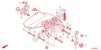 GUARDA LAMAS FRENTE para Honda CBR 250 R RED 2011