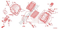 TAMPA FRENTE/FILTRO AR para Honda CBR 250 R RED 2011