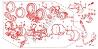 INSTRUMENTOS COMBINADOS (F2R/F2S/F2T/F2V) (F3T/F3V) para Honda CB 400 SUPER FOUR RED 1994