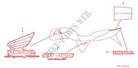 EMBLEMA/FAIXA (F3V) para Honda CB 400 SUPER FOUR  VERSION S 2J 1997