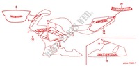 EMBLEMA/FAIXA (CBR900RR'00,'01) para Honda CBR 929 RR 2001