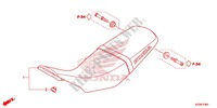 ASSENTO SIMPLES(2) para Honda CRF 250 L RED 2015