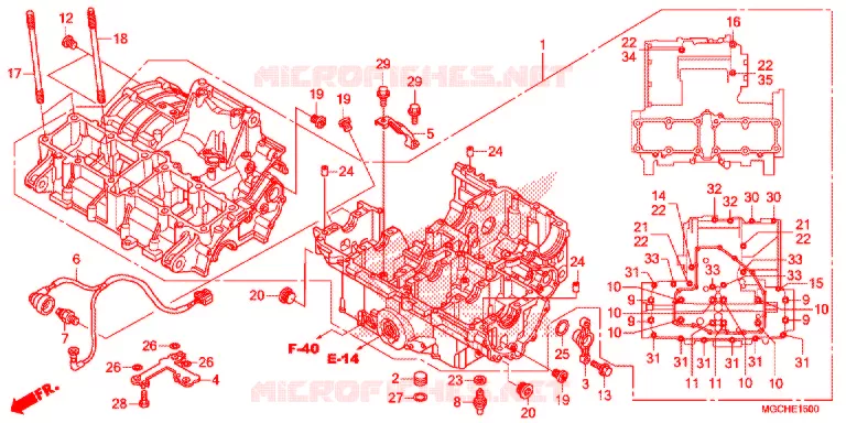 CARTER/BOMBA OLEO Honda MOTO 1100 CB 2017  CB1100NAH