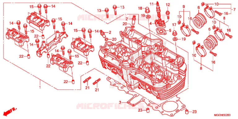 CILINDRO/CABECA MOTOR Honda MOTO 1100 CB 2017  CB1100NAH