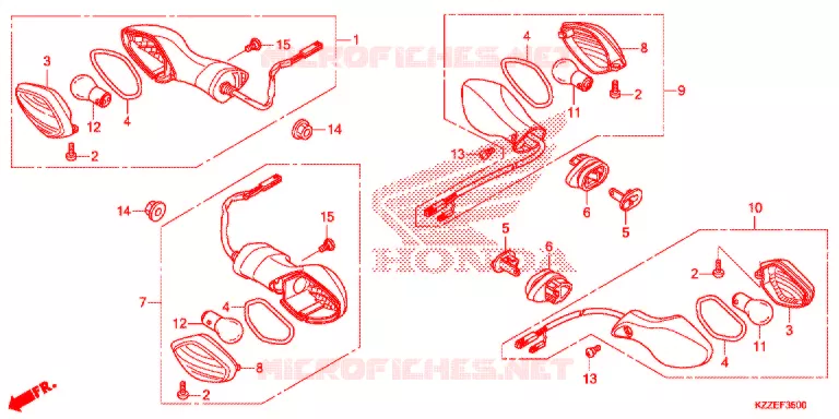 FAROLIM PISCA (CRF250L/LA) Honda MOTO 250 CRF 2018  CRF250LH