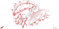 COBERTURA SUPERIOR/LAMPADA DE POSICAO para Honda CTX 700 T 2014