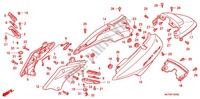 CARENAGEM TRASEIRA (FJS400A/D/FJS600A/D5 8) para Honda SILVER WING 400 2007