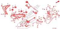 LUZ TRASEIRA/GUARDA LAMAS TRASEIRO (FJS600A/D9) para Honda SILVER WING 600 GT ABS 2012