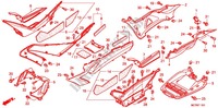 SAIA LATERAL/TAMPA CENTRAL (FJS600A/D9) para Honda SILVER WING 600 GT ABS 2009