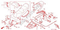 ASSENTO SIMPLES(2) para Honda SILVER WING 600 ABS 2005