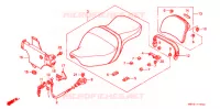ASSENTO SIMPLES(2) para Honda VALKYRIE 1500 F6C INTERSTATE 2000