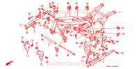CORPO QUADRO para Honda VALKYRIE 1500 F6C INTERSTATE 2000