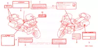 ETIQUETA CUIDADO(1) para Honda VALKYRIE 1500 F6C INTERSTATE 2000