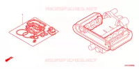 KIT A JUNTAS para Honda VALKYRIE 1500 F6C INTERSTATE 2000