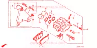 PINCA TRAVAO TRASEIRO para Honda VALKYRIE 1500 F6C INTERSTATE 2000