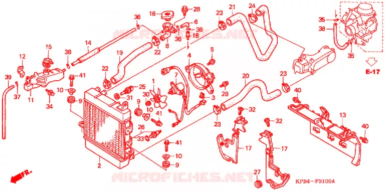 RADIADOR Honda SCOOTER 250 REFLEX 2006  NSS2506_A