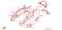 COBERTURA CARROCARIA/CAIXA BAGAGEM/ PORTA BAGAGENS para Honda REFLEX 250 ABS 2005