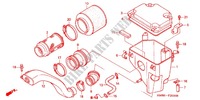 TAMPA FRENTE/FILTRO AR para Honda FOURTRAX 250 RECON Electric Shift 2003