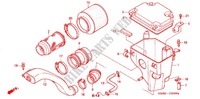 TAMPA FRENTE/FILTRO AR para Honda TRX 250 FOURTRAX RECON Electric Shift 2004