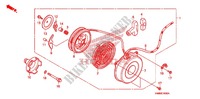 ARRANCADOR RETRACTIL para Honda TRX 250 FOURTRAX RECON Standard 2006