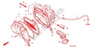 TAMPA FRENTE/FILTRO AR para Honda SUPER CUB 110 2012