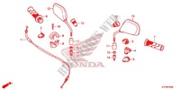 MANETE/INTERRUPTOR/CABO/RETROVISOR para Honda WAVE 125, Front disk, Rear brake disk 2017