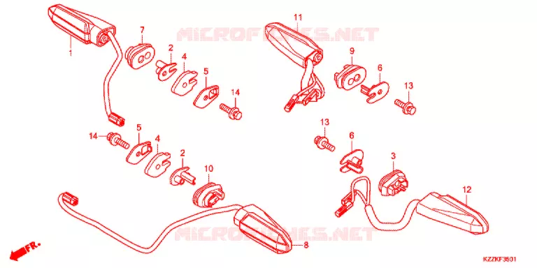FAROLIM PISCA (CRF250RL/RLA/RLD/RDA) Honda MOTO 250 CRF 2017  CRF250RLDH