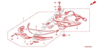 LUZ COMBINADA TRASEIRA para Honda WAVE 110 R, Spoked wheels, Kick start 2012