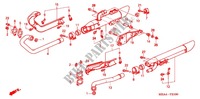 SILENCIADOR ESCAPE(2) para Honda VTX 1300 R 2005