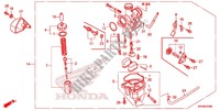 KIT O.P. CARBURADOR  para Honda XR 125, Electric start  -1LA- 2012