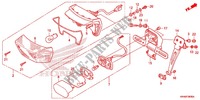 LUZ TRASEIRA(2) para Honda XR 125, Electric start  -1LA- 2012