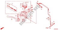 PRINCIPAL DO FREIO DIANTEIRO CILINDRO para Honda XR 125, Electric start  -1LA- 2012