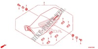 ASSENTO SIMPLES(2) para Honda XR 125, Kick starter only -DK- 2012