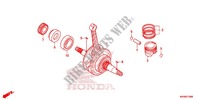 CAMBOTA/PISTAO para Honda XR 125, Kick starter only -DK- 2012