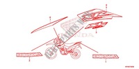 MARCA/FAIXA(1) para Honda XR 125, Kick starter only -DK- 2012