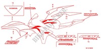 EMBLEMA/FAIXA (1) para Honda CBR 1000 RR FIREBLADE REPSOL 2011