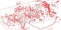 INSTRUMENTOS COMBINADOS para Honda CBR 250 RR Without speed warning light 1994
