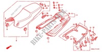 ASSENTO SIMPLES(2) para Honda HURRICANE 1000 CBR 1990