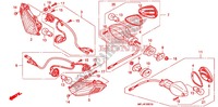 FAROLIM PISCA (2) para Honda CBR 1000 RR FIREBLADE VICTORY RED 2009