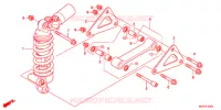 AMORTECEDOR TRASEIRO (CBR1000SA) para Honda CBR 1000 S ABS 2014