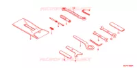 FERRAMENTAS/CAIXA DE BATERIA para Honda CBR 1000 S ABS 2014