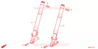 FORQUILHA FRENTE (CBR1000SA) para Honda CBR 1000 S ABS 2014