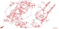 GUARDA LAMAS TRÁS para Honda CBR 1000 S ABS 2014