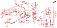 BOMBA PRINCIPAL TRASEIRA CILINDRO para Honda CBR 300 ABS RED 2015