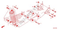 AMORTECEDOR TRASEIRO(2) para Honda CBR 500 R ABS 2013