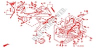 CARENAGEM INFERIOR (G.) (CBR600RR'09 '11/RA) para Honda CBR 600 RR ABS 2009
