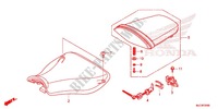 ASSENTO SIMPLES(2) para Honda CBR 600 RR ABS RED 2013