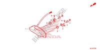 LUZ TRASEIRA(2) para Honda CBR 600 RR ABS RED 2013