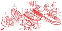 TAMPA FRENTE/FILTRO AR para Honda CBR 600 RR ABS RED 2013